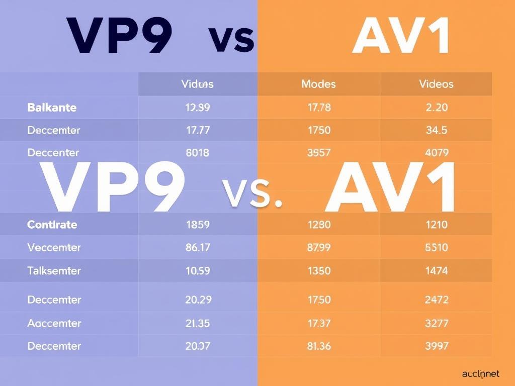 P9 vs. AV1: The Battle for Next-Gen Video Compression Summary Table: VP9 vs. AV1 at a Glance фото