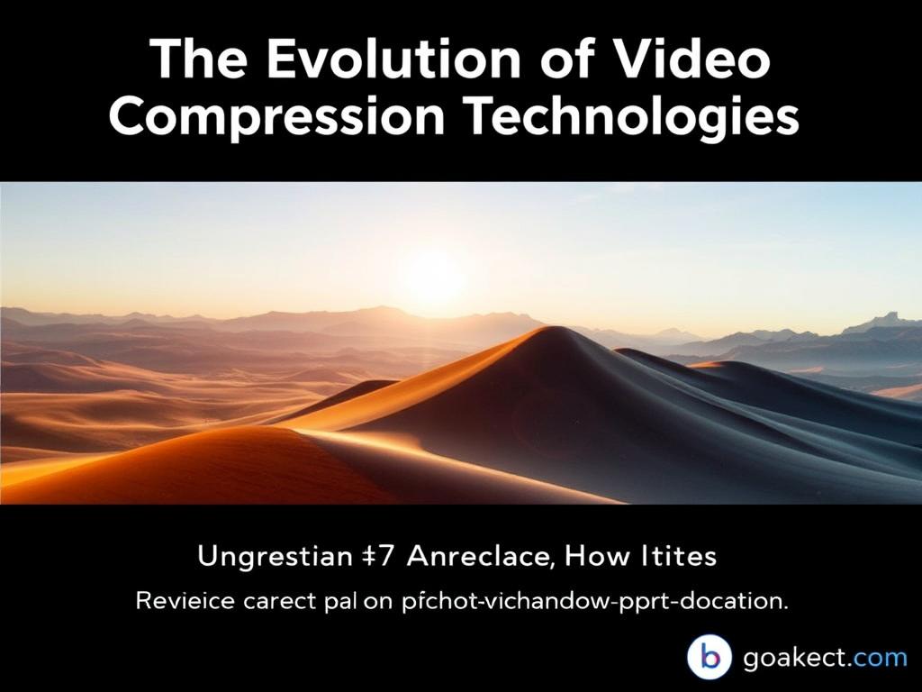 he Evolution of Video Compression Technologies The Origins: Analog Era and Early Digital Compression фото