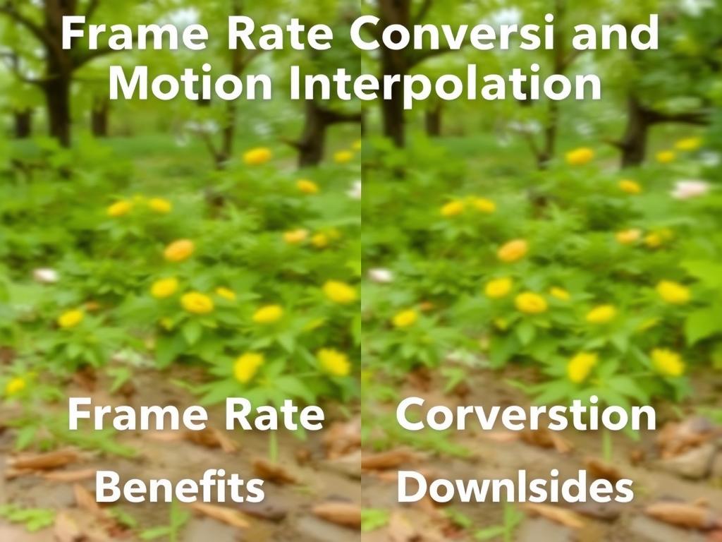 rame Rate Conversion and Motion Interpolation Benefits and Downsides фото