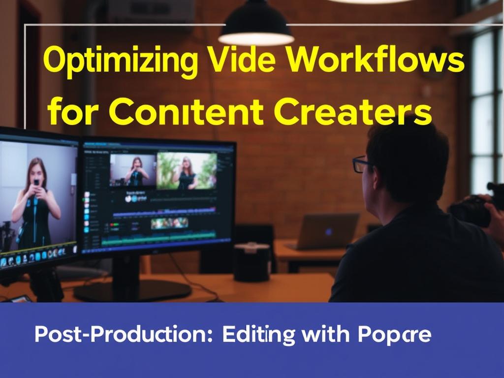 ptimizing Video Workflows for Content Creators Post-Production: Editing with Purpose фото