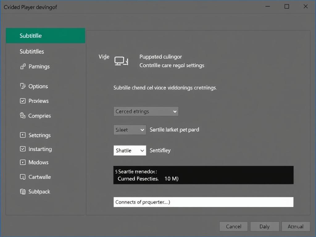 ustomizing Video Player Settings for Optimal Playback Subtitle Customization фото